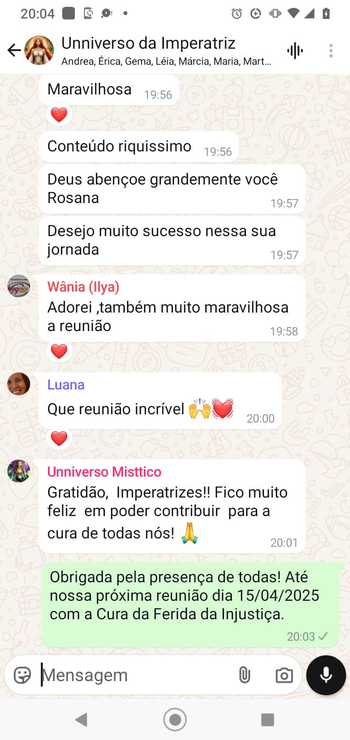 depoimento grupo unniverso da Imperatriz