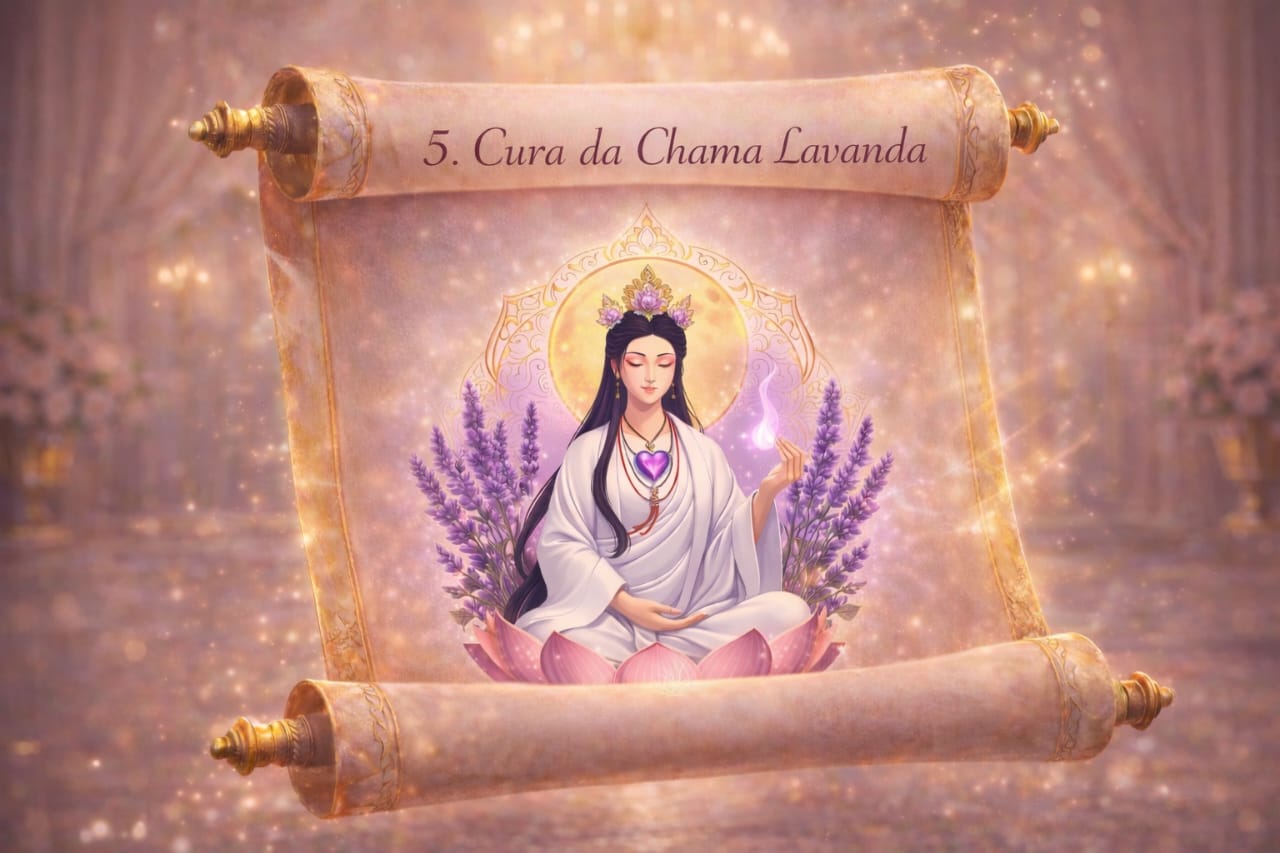 Cura chama lavanda